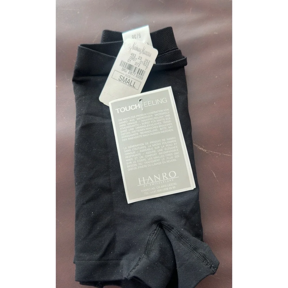Hanro Touch Feeling Boyshort Black Micro Polyamide 1822 Set of 2 NWT Swiss - Picture 9 of 9